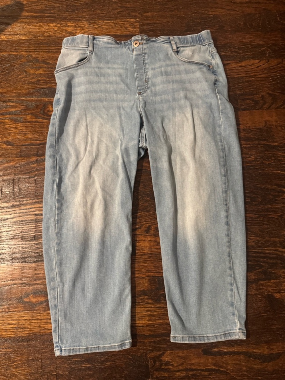 J Jill pull on stretch denim jeans